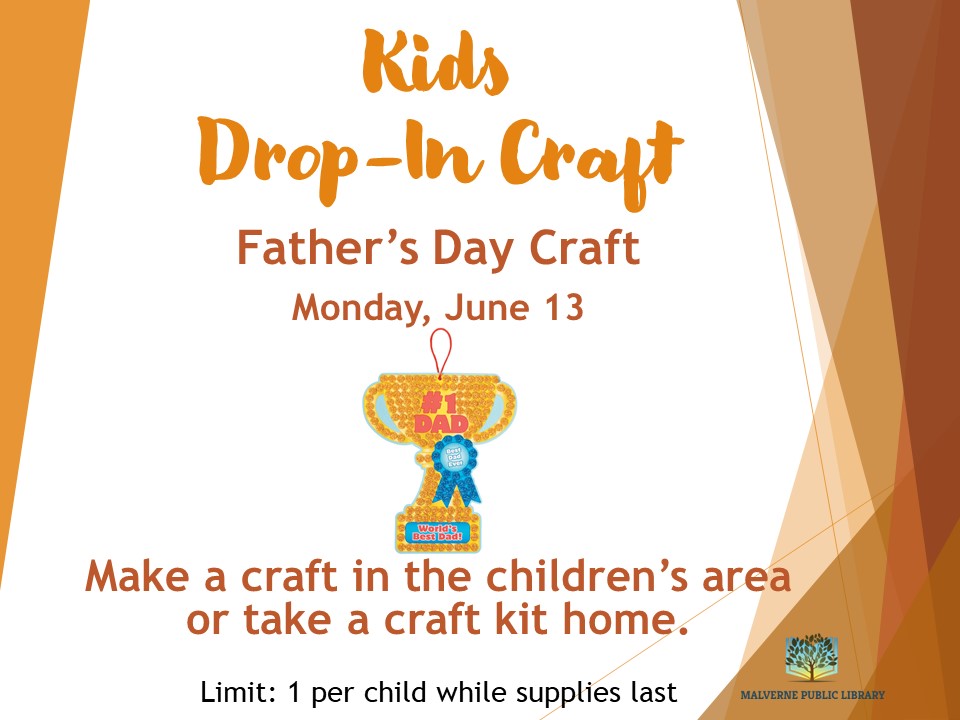 Drop-In Craft - Father's Day Craft